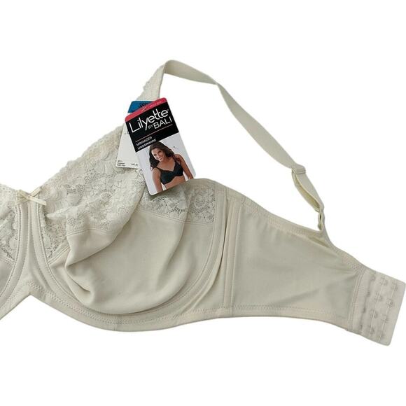 NWT Lilyette by Bali Minimizer Comfort Lace Underwire Bra (38DDD) - Picture 5 of 13